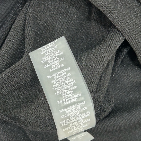 NWT Women’s Size 3X Calvin Klein Hooded Embellished Logo Shirt Dress in Black - Picture 7 of 8